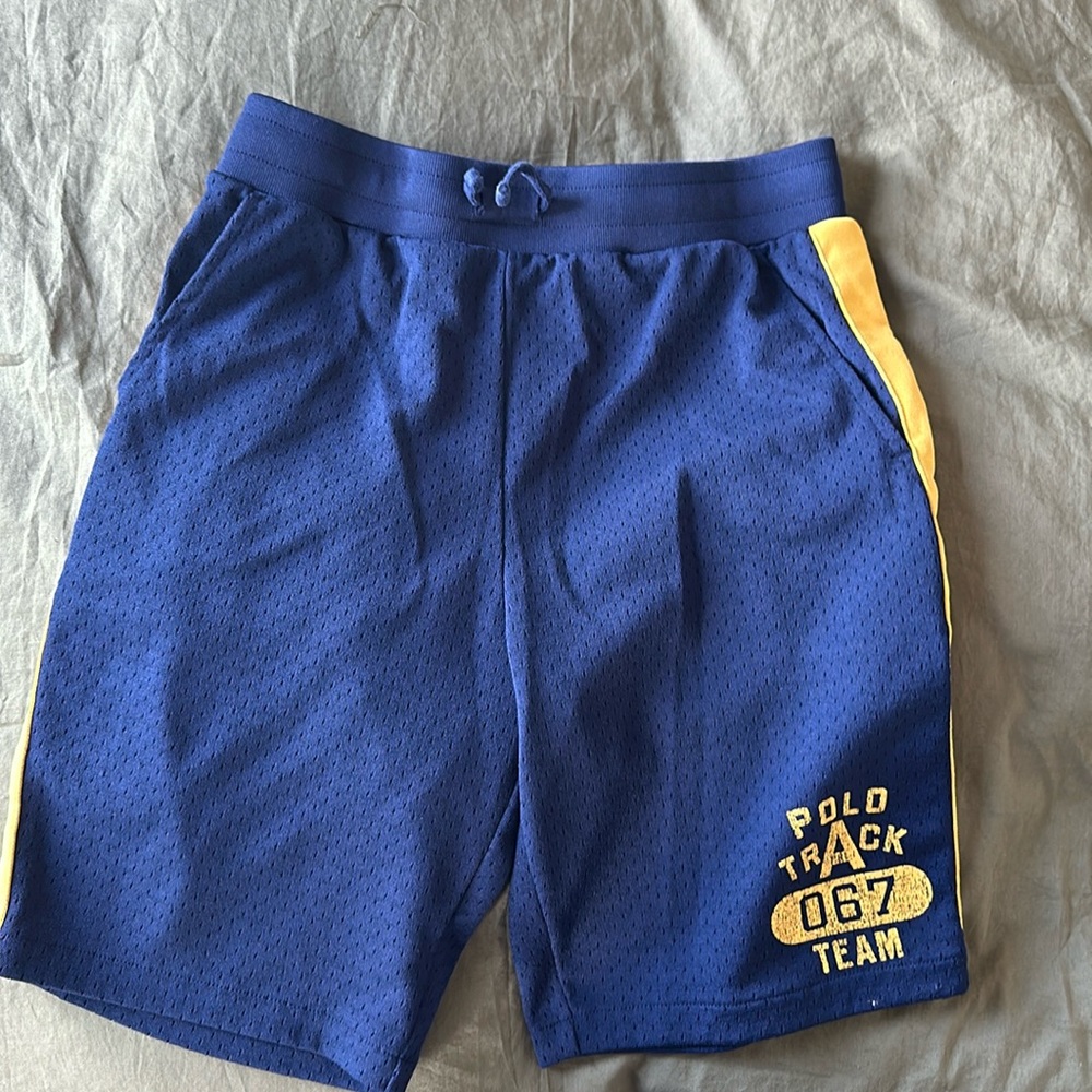Boys athletic polo shorts